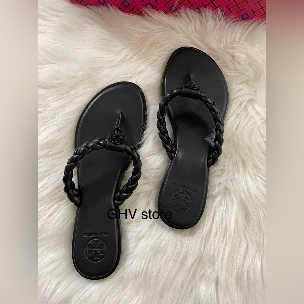 Tory Burch Benton braided sandals thong